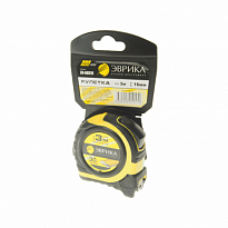 Рулетка ER-59316 3м 16мм YELLOW профессиональная Pro-Grade с держателем ЭВРИКА1/12/120